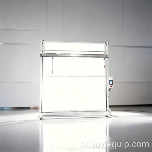 Máquina de corte de tecido para cortina de luz LED com talha 1,2 kW, 110-220 V